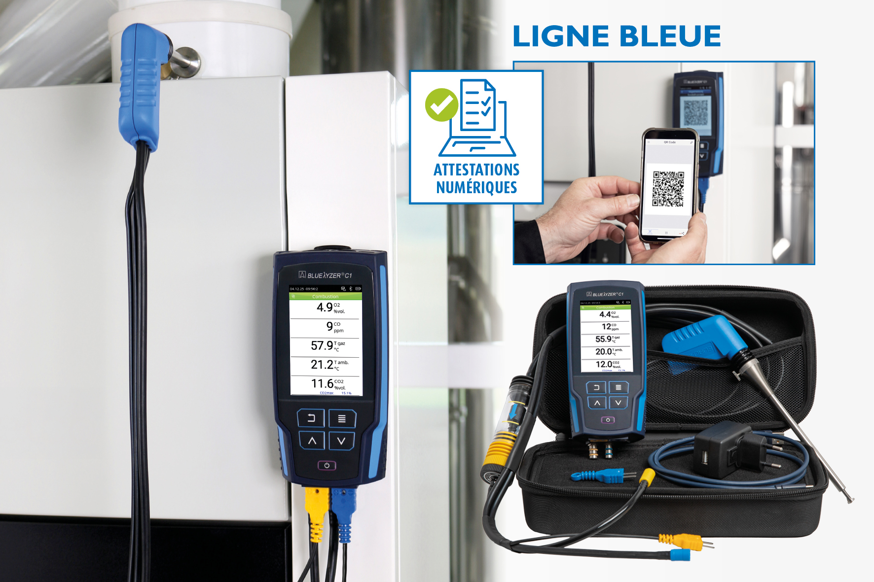 Analyseur de combustion Bluelyer C1