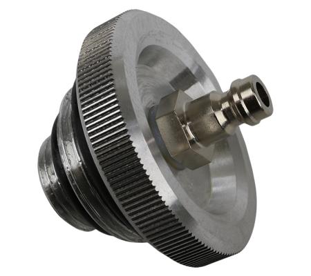 LIGNE BLEUE bouchon d'arrêt 1/2" et 1" filetage externe DN5