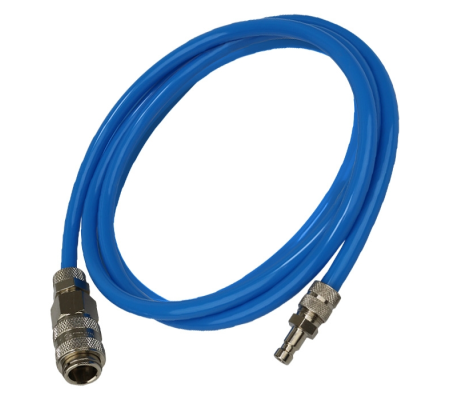 BLAUWE LIJN verbindingsslang 20 bar DN2.7m-DN5f 1,8 m blauw