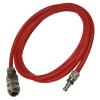 BLAUWE LIJN verbindingsslang 20 bar DN2.7m-DN5f 1,8 m rood