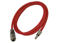 LIGNE BLEUE tuyau de raccordement 20 bar DN2.7m-DN5f 1,8 m rouge