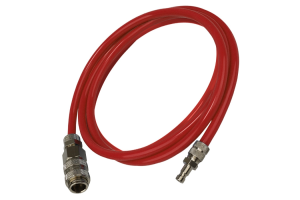 BLAUWE LIJN verbindingsslang 20 bar DN2.7m-DN5f 1,8 m rood