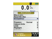 LIGNE BLEUE Fonction datalogging
