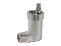 EURO-INDEX Purgeur coudé en laiton ½''