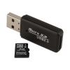 BLAUWE LIJN MicroSDHC kaart met USB 2.0 adapter