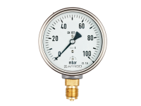 EURO-INDEX Manomètres à capsule avec boîtier en inox