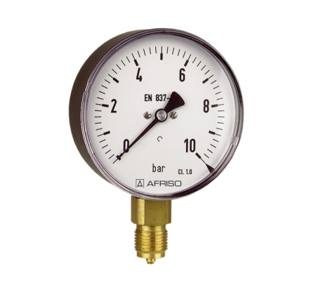 EURO-INDEX Manomètres avec boîtier en acier - CL 1.0