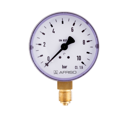 EURO-INDEX Manomètres avec boîtier en acier - CL 1.6