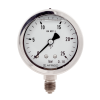 EURO-INDEX Manometers volledig in inox en glycerine