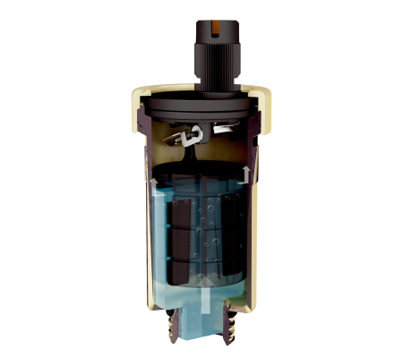 EURO-INDEX Purgeur en laiton ⅜''