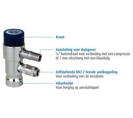 BLAUWE LIJN Drukadapter SE