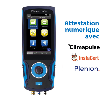LIGNE BLEUE Eurolyzer S1 O2, CO2, CO en mallette Sortimo