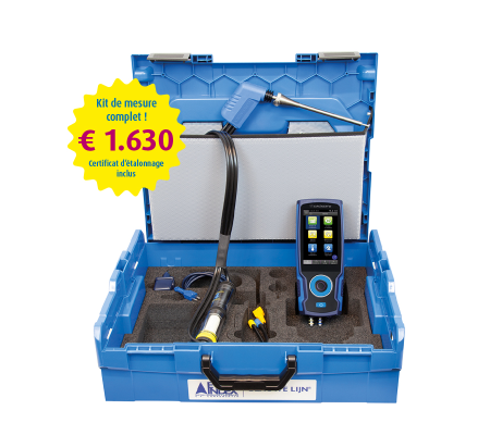 LIGNE BLEUE Eurolyzer S1 O2, CO2, CO en mallette Sortimo