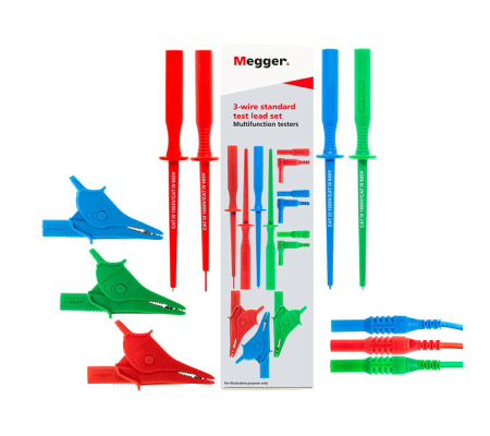 Megger Set de câbles de mesure pour testeurs MFT