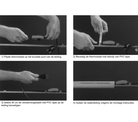 EURO-INDEX PGE vorstbeveiligingskabel 24 m