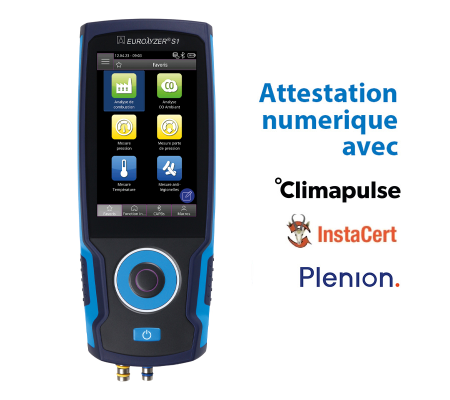 LIGNE BLEUE Eurolyzer S1 O2, CO2, CO en mallette Sortimo