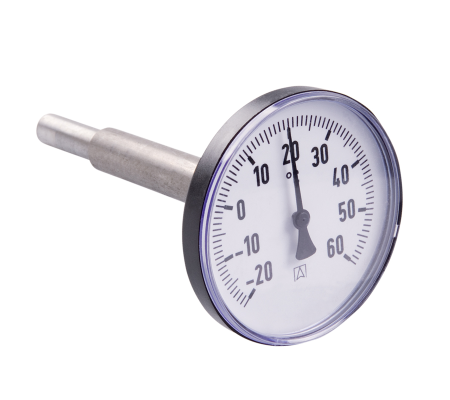 EURO-INDEX Bimetaal thermometers met plastic behuizing en lashuls