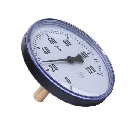 EURO-INDEX Bimetaal thermometers met plastic behuizing en messing huls