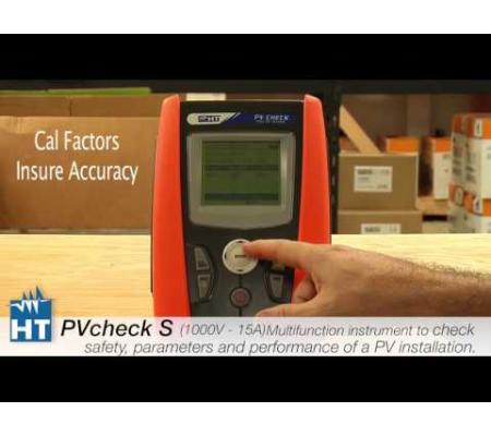 How to test a PV installation using the new HT PVcheck s