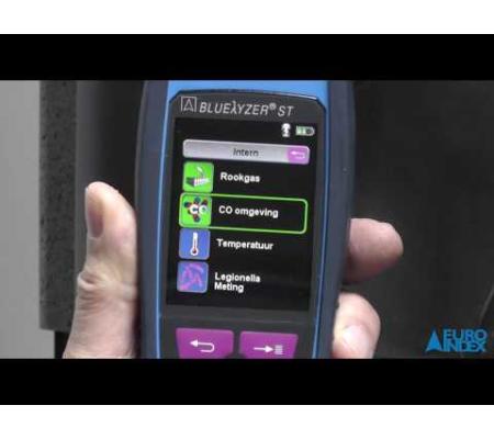 Instellen favorieten menu in BLAUWE LIJN meetinstrumenten